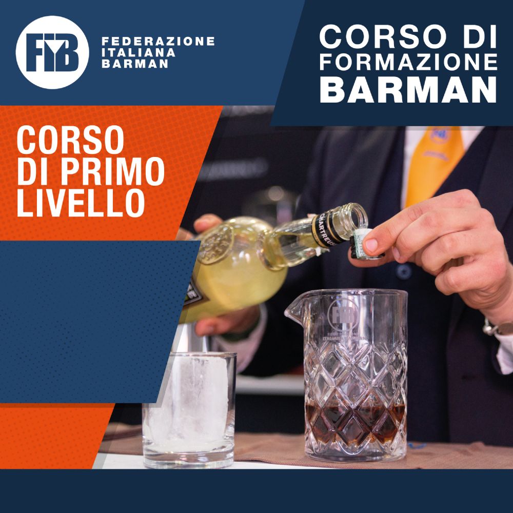 Corso per barman primo livello Novi Ligure Febbraio 2025